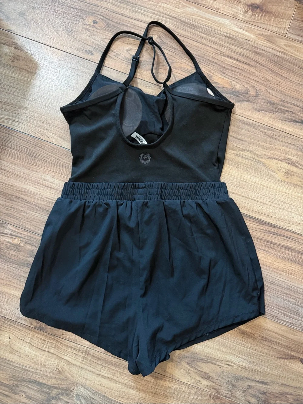 PINK Victoria's Secret Black Strappy Romper - Picture 2 of 4